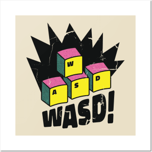 Gamer WASD ! Posters and Art